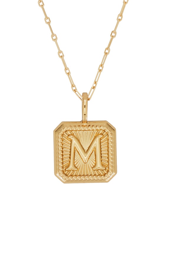 view 2 of 2 Alpha Necklace in Gold