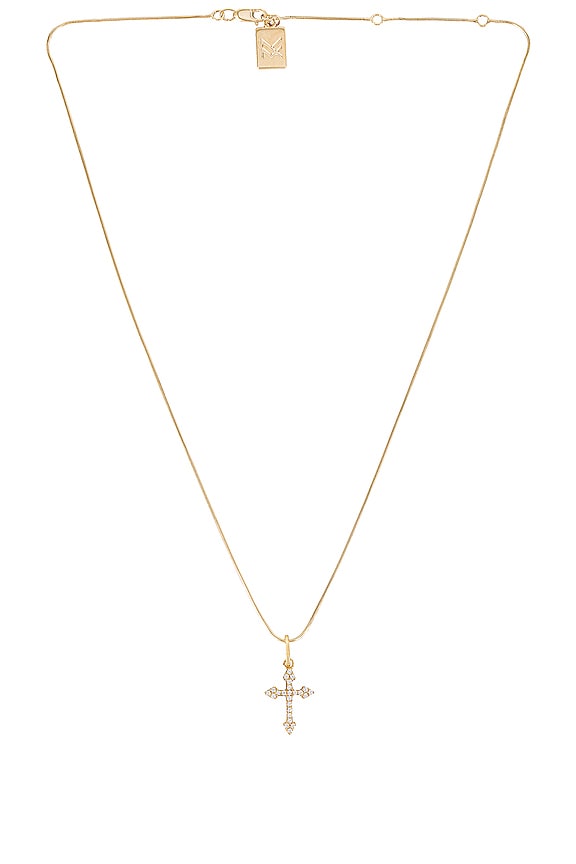 MIRANDA FRYE Harmony Charm & Gigi Chain Necklace in Gold | REVOLVE