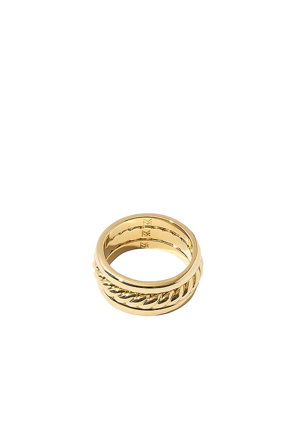 view 2 of 3 COLLEEN スタッキングリング in Gold