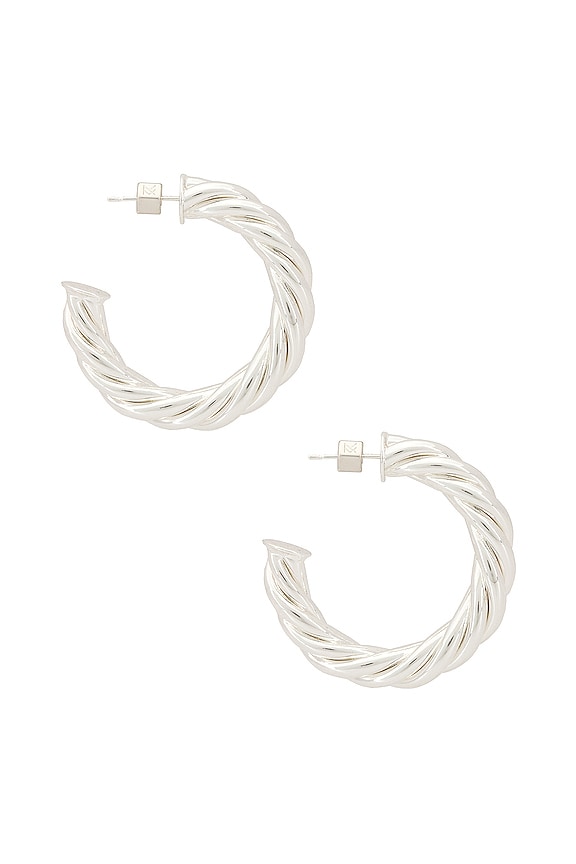 view 2 of 2 NAOMI フープ in Silver