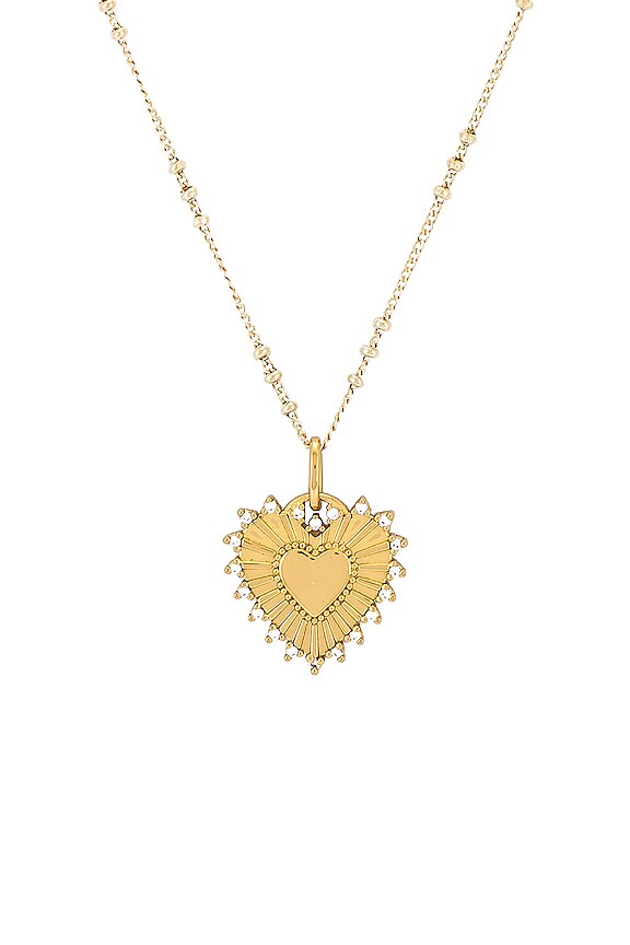 view 2 of 2 Brinley Chain And Adorn Charm Necklace in Gold