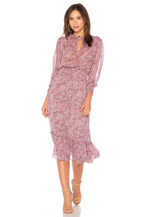 view 2 of 4 Mayla Dress in Violet Multi