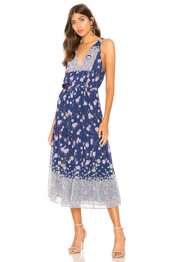 view 2 of 3 Frederika Midi Dress in Purple Multi