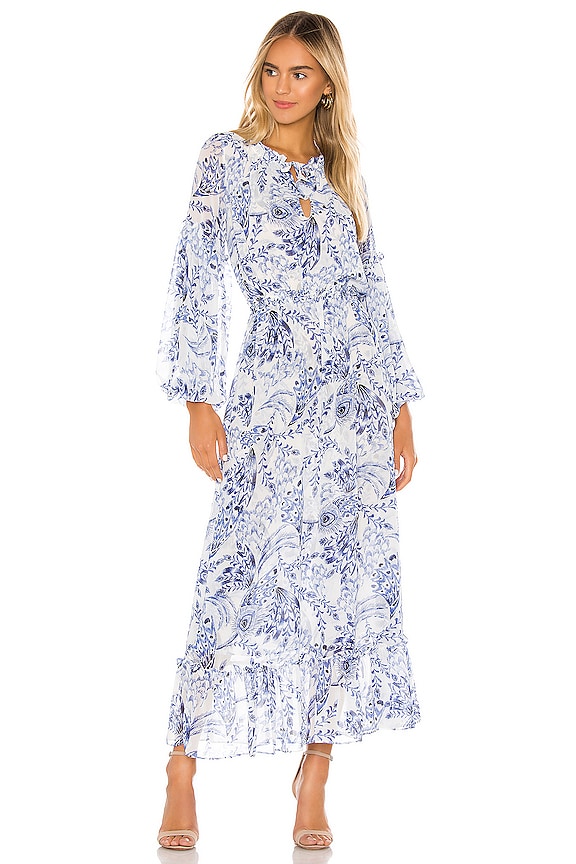 view 2 of 4 X REVOLVE Amata Dress in Peacock