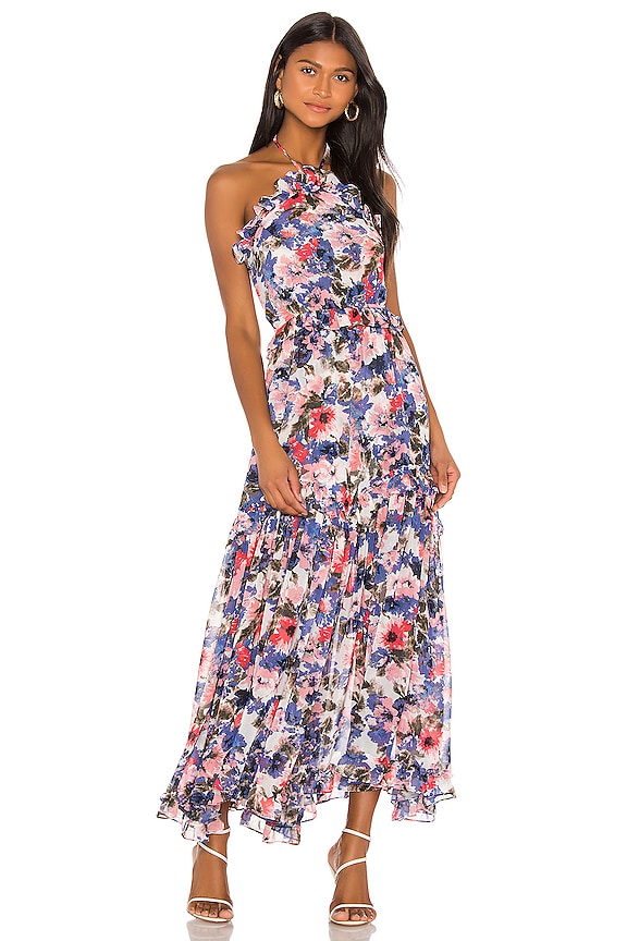 MISA Los Angeles X REVOLVE Dallin Dress in Tie Dye Floral | REVOLVE