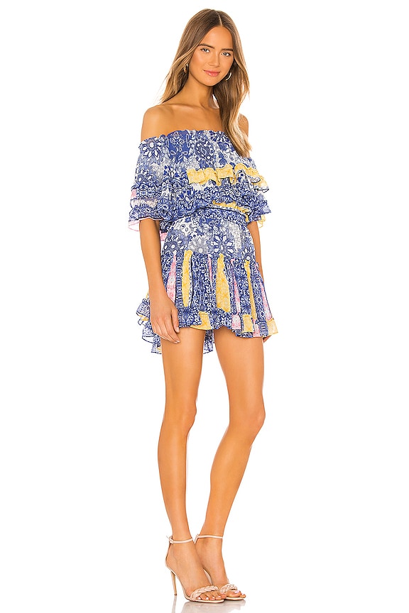 view 2 of 4 VESTIDO LUELLA in Tile Print Combo