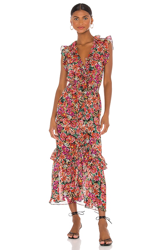 MISA Los Angeles Kidada Dress in Lorena Floral | REVOLVE