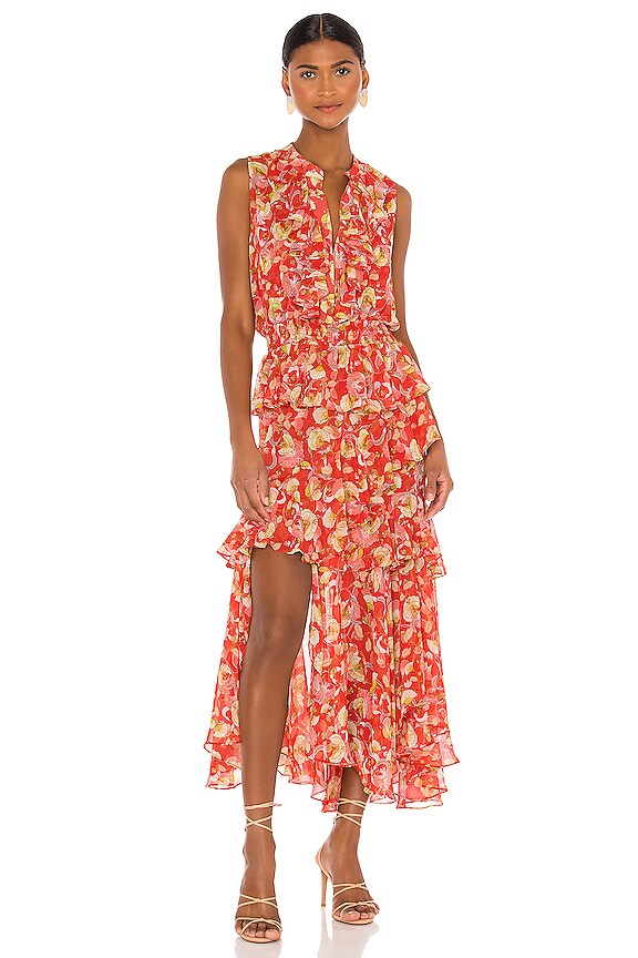 view 2 of 4 Ilona Dress in Mandarin Fan