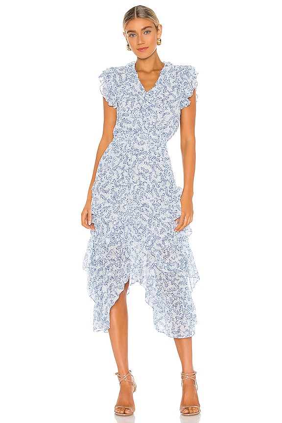 view 2 of 4 Dakota Dress in Blue Petals