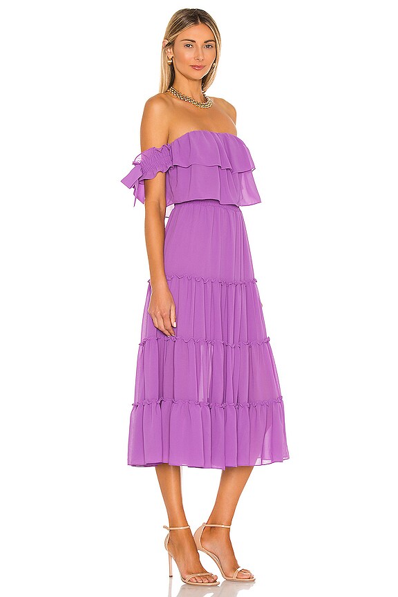 view 2 of 3 Micaela Dress in Dark Lilac