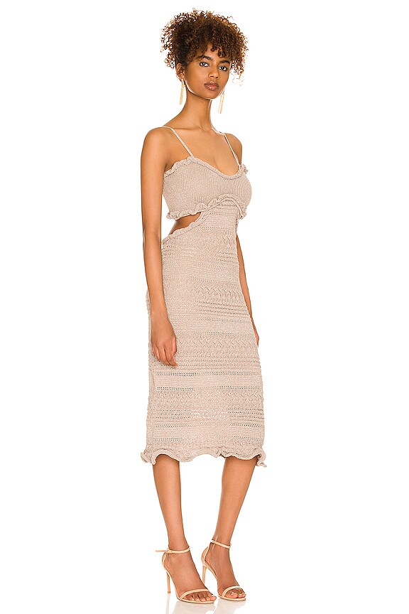 view 2 of 4 ROBE MI-LONGUE SKYE in Platinum Rose