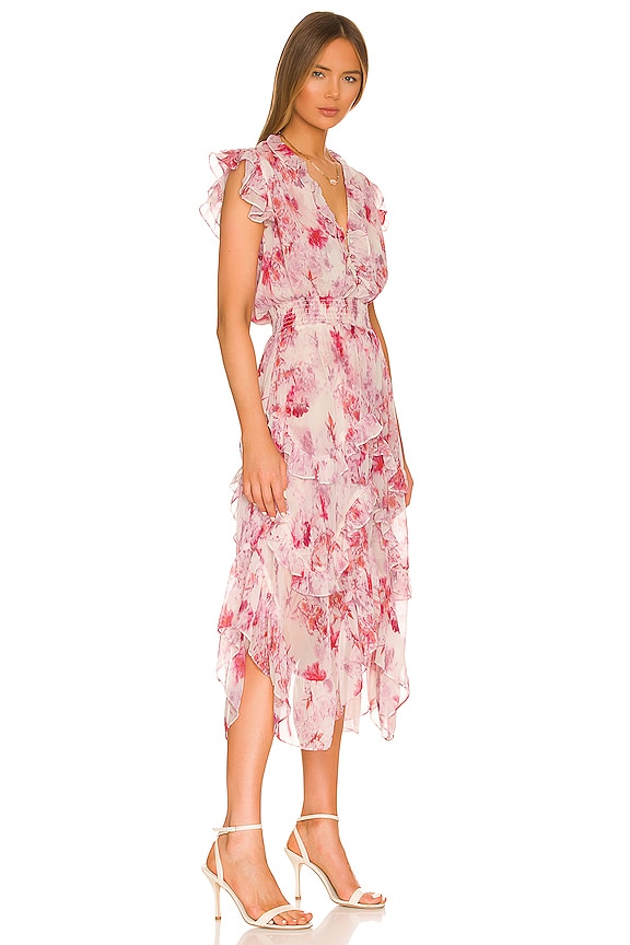 view 2 of 3 Dakota Dress in Abstract Rose Flora