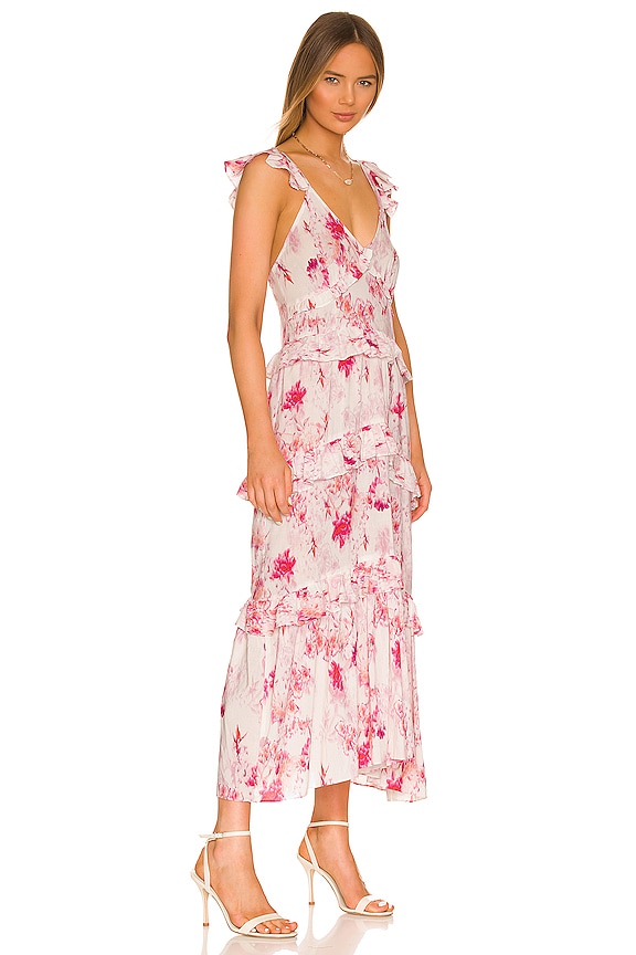view 2 of 3 VESTIDO MORRISON in Abstract Rose Flora