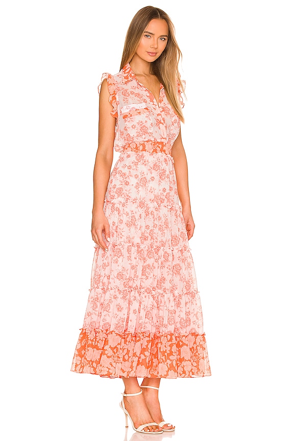 view 2 of 3 MAXIVESTIDO TRINA in Summer Rose Combo