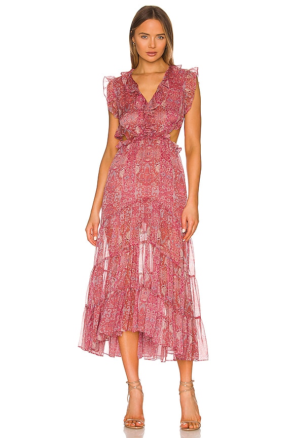 view 1 of 3 Natasha Dress in Washed Rose Lilac