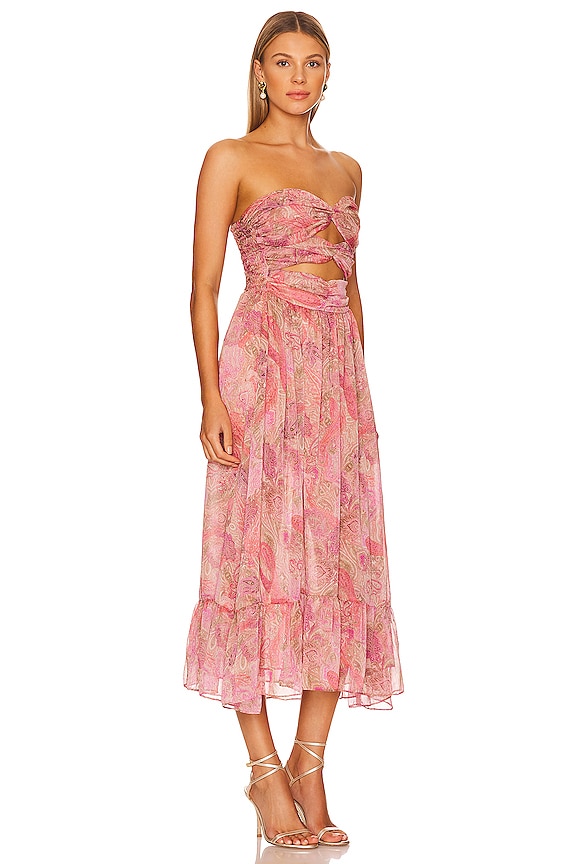 view 2 of 4 ROBE ARIANNE in Muted Paisley