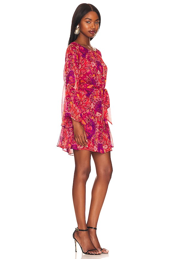 view 2 of 3 ROBE COURTE TWIGGY in Abstract Buttrerfly