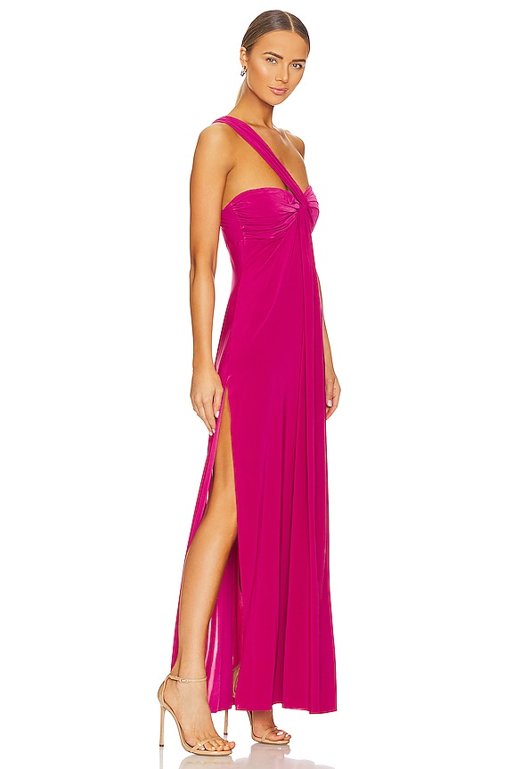 view 2 of 3 Thora Dress in Fuchsia