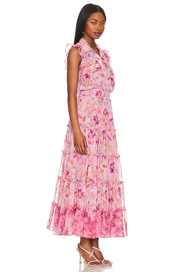 view 2 of 4 Trina Dress in Fire Florals Mix