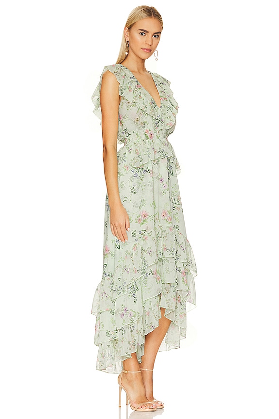 view 2 of 3 x REVOLVE Ingrid Dress in Sage Botanica Mix