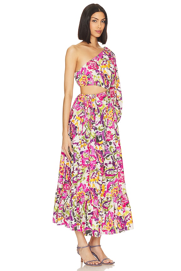 view 2 of 3 Mahika Dress in FLORA SPLASH