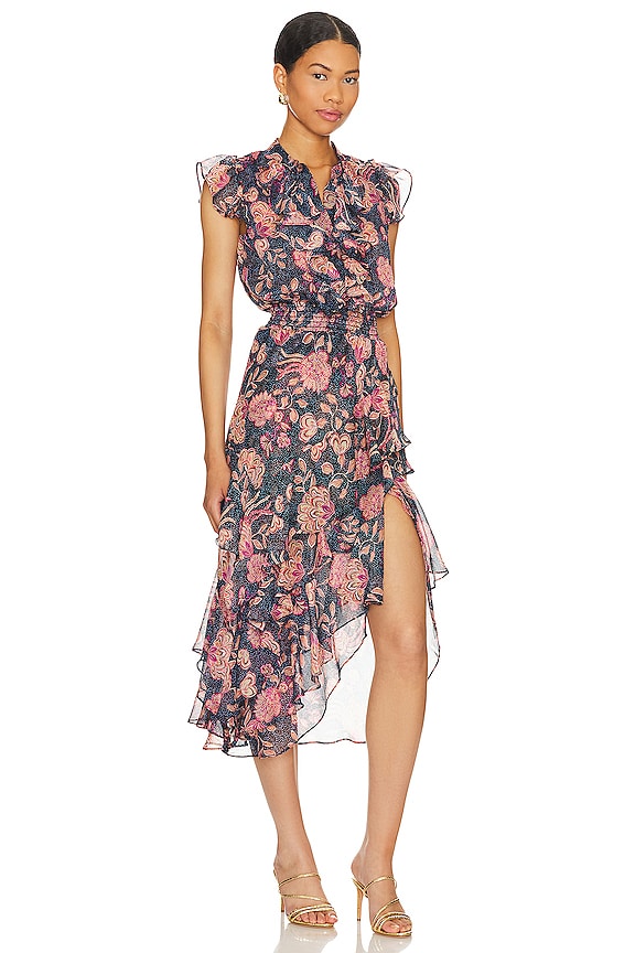 view 2 of 3 Ilysa Dress in FLORA DOT