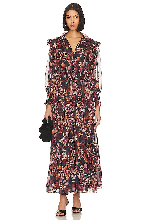MISA Los Angeles Anisah Dress in Libra Fleur | REVOLVE