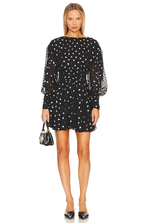 view 2 of 4 Davie Dress in Diamond Clip Dot