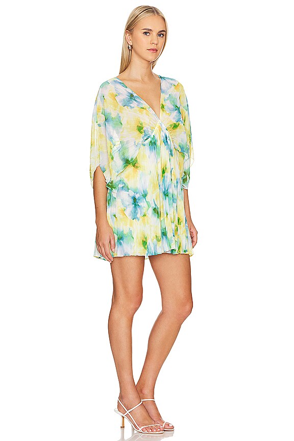 view 2 of 3 Luna Dress in Citron Water Color