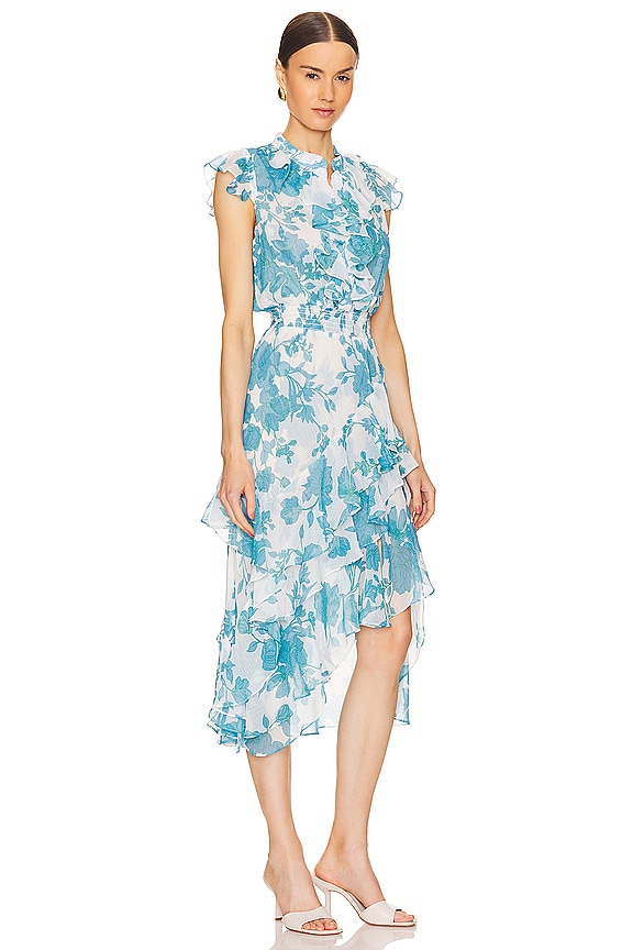 view 2 of 3 ПЛАТЬЕ МИДИ FLORANCE in Turquoise Flora