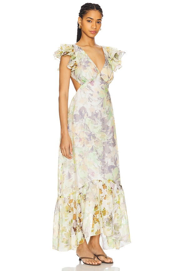 view 2 of 3 Septima Dress in Lucent Blooms