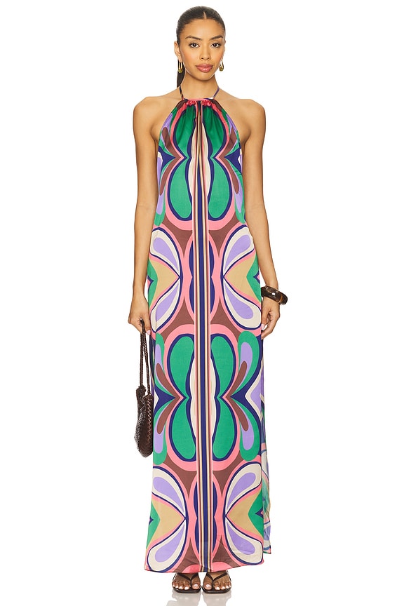 view 2 of 4 Samantha Dress in Butterfly Mirror