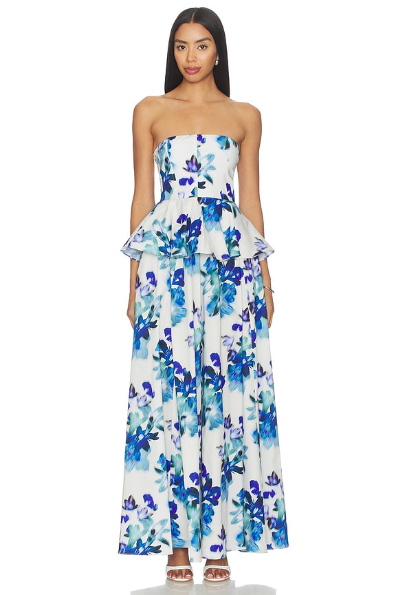 view 1 of 3 VESTIDO MATTEA in Blurred Bouquet