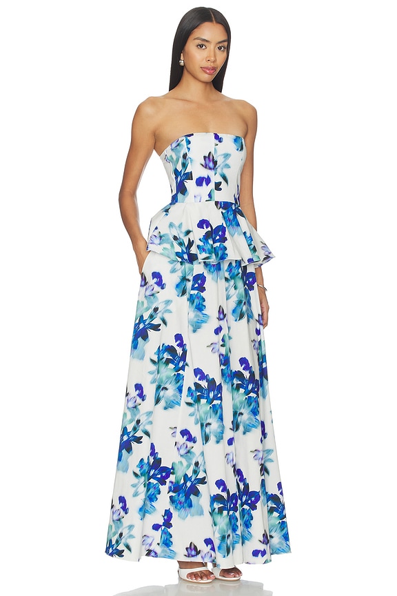 view 2 of 3 VESTIDO MATTEA in Blurred Bouquet