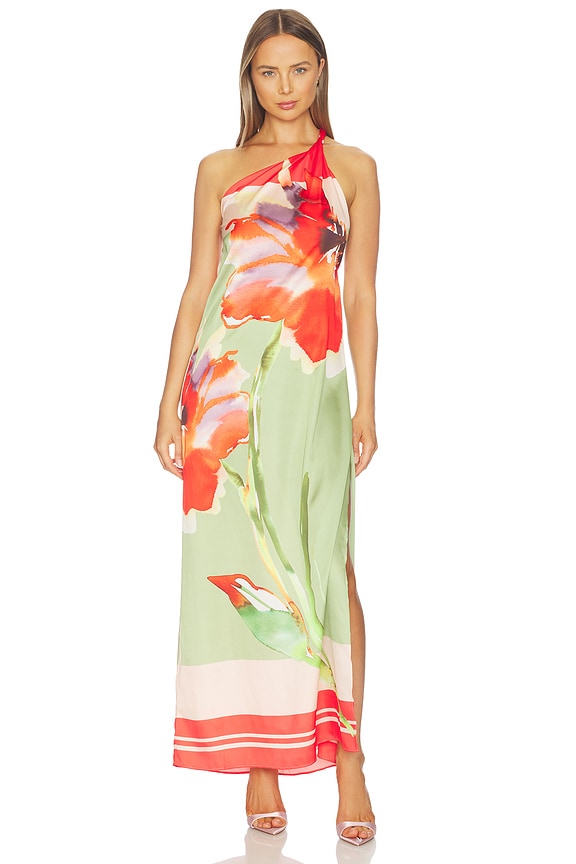 view 1 of 4 Dounia Dress in Scarf Flora