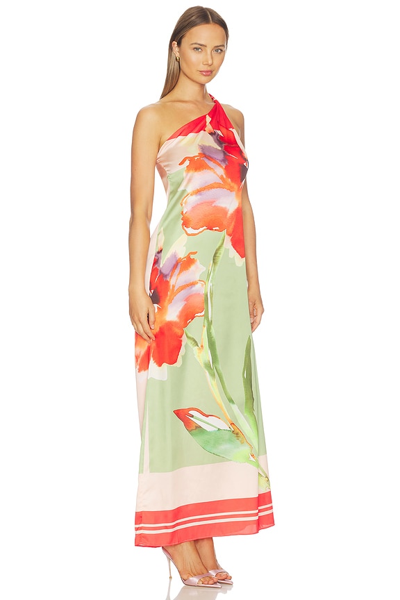 view 2 of 4 Dounia Dress in Scarf Flora