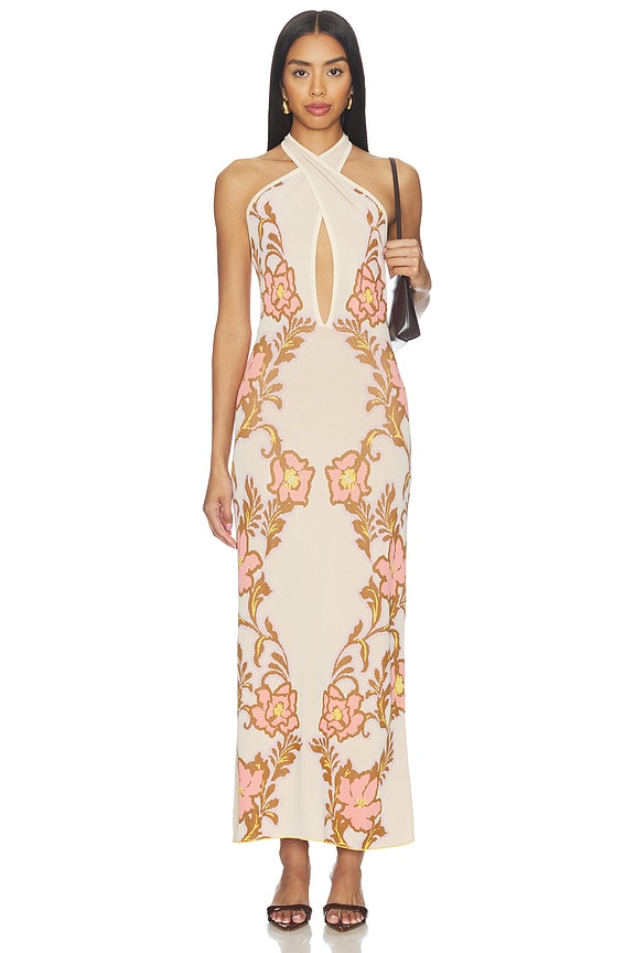view 1 of 3 Lizbeth Dress in Plumeria Wave Knit