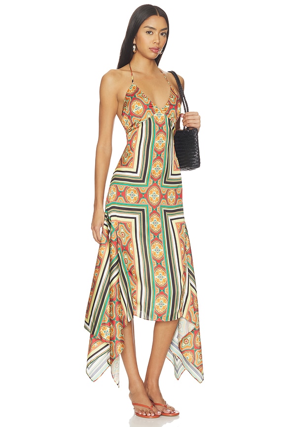 view 2 of 3 VESTIDO MIDI SHEILA in Majorelle Scarf