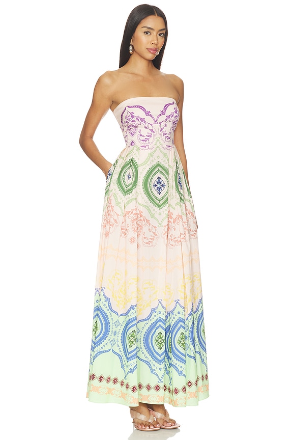 view 2 of 3 MAXIVESTIDO MADDIE in Rainbow Ceramic