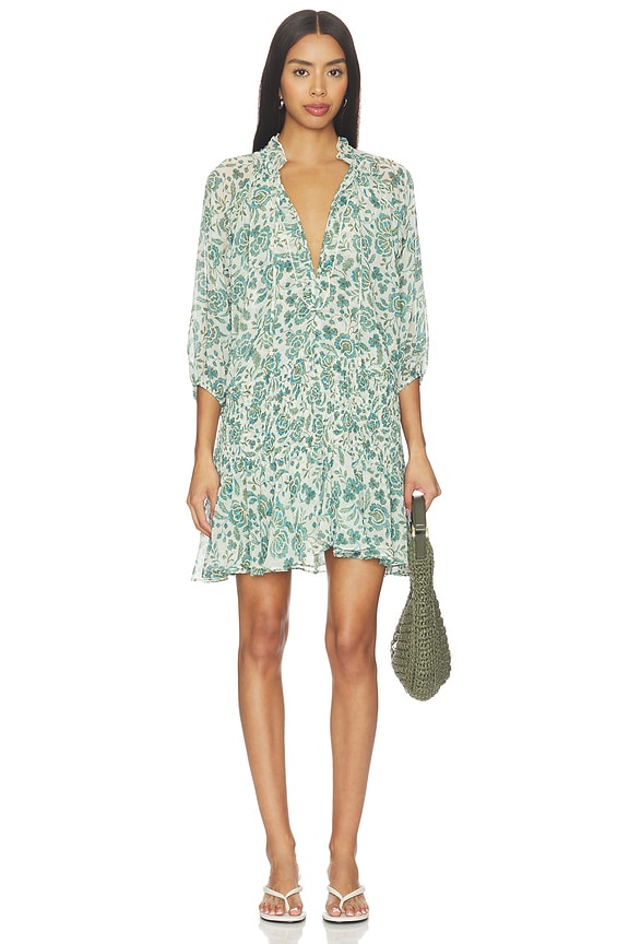 view 1 of 3 Shyra Dress in Azure Flora