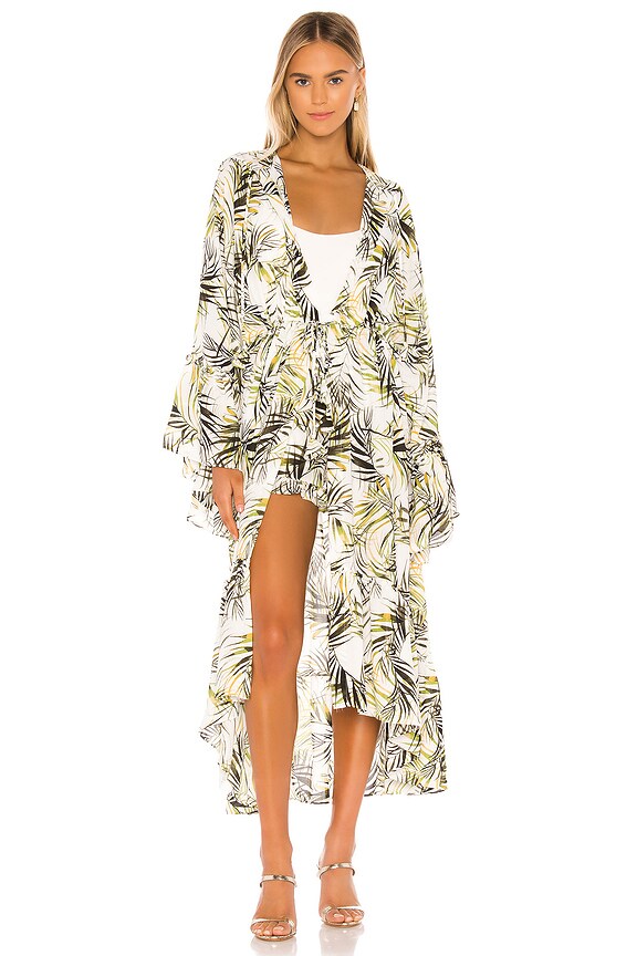 view 2 of 5 TUNIQUE DE PLAGE MIRJAM in Modern Palm