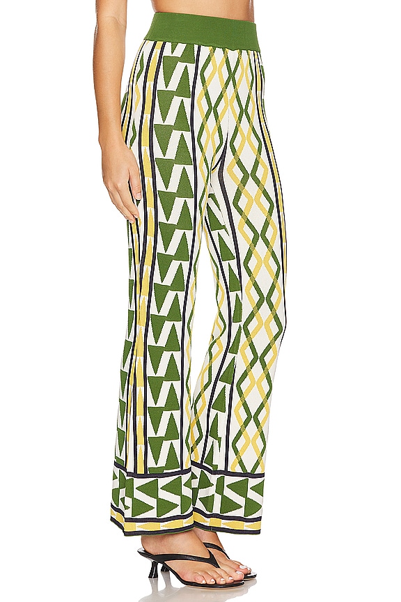 view 2 of 4 Rialta Pants in Limoncello Geo