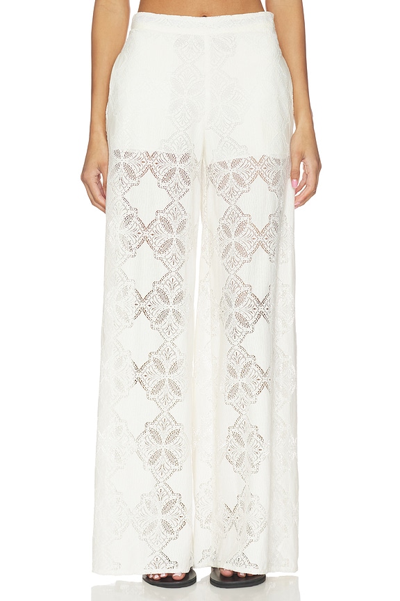 view 1 of 6 PANTALÓN RAVI in Floral Medallion