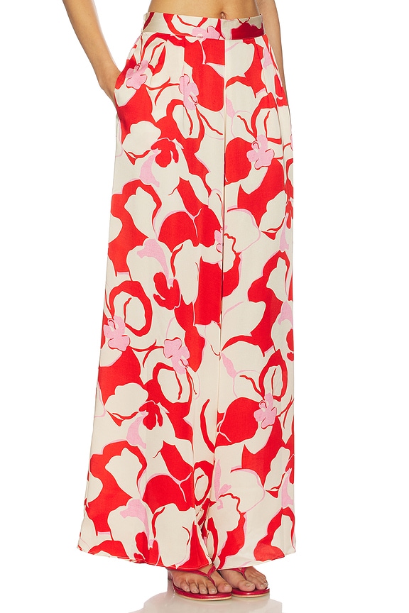 view 2 of 6 Selena Pant in Abstract Orchid