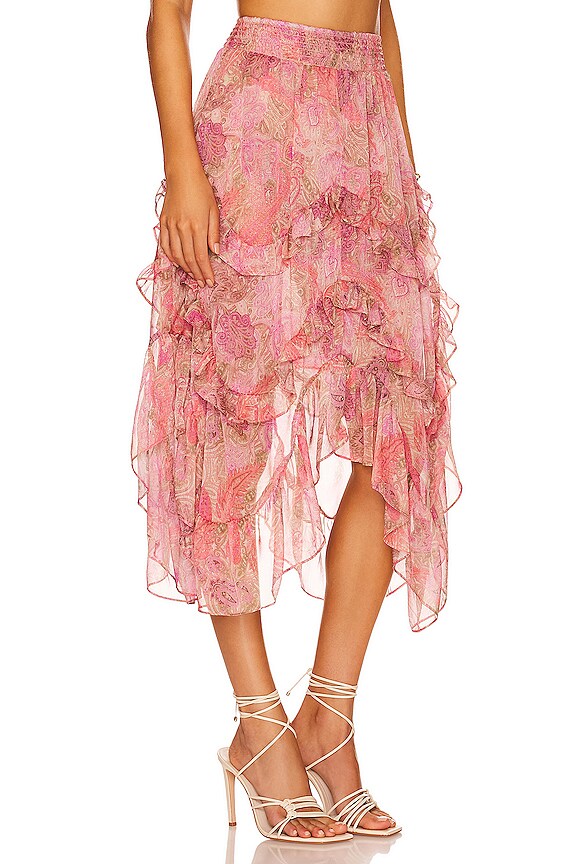 view 2 of 4 Demeter Skirt in Muted Paisley