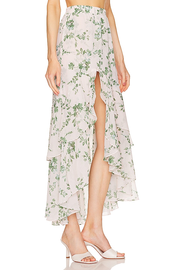 view 2 of 4 FALDA MIDI SEVA in White Sage Botanica