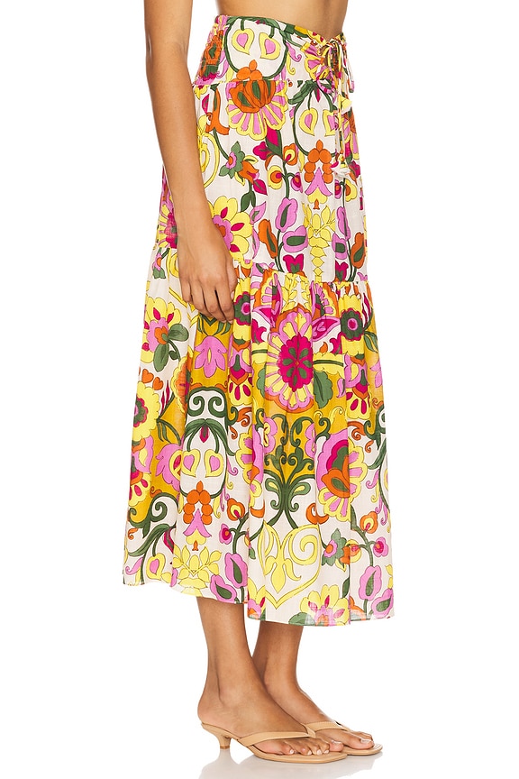 view 2 of 4 Ellen Skirt in Floral Corsica Multi