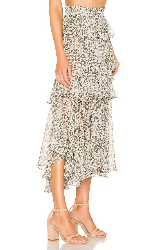 view 2 of 4 Joseva Skirt in Green Floral