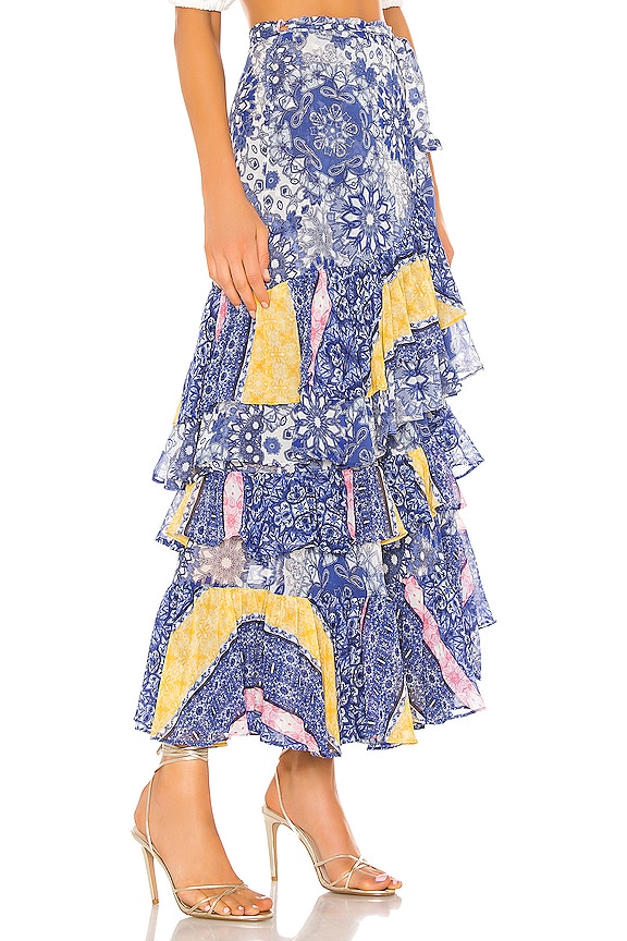 view 2 of 4 Kristina Skirt in Tile Print Combo