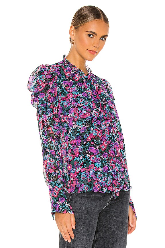 view 2 of 4 Garance Top in Gemstone Floral